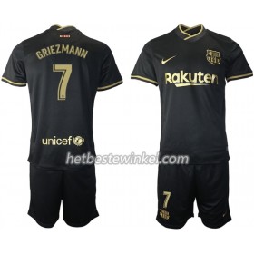 FC Barcelona Antoine Griezmann 7 Voetbaltenues Kind Uit 2020/21 - SS (+ Korte broeken)